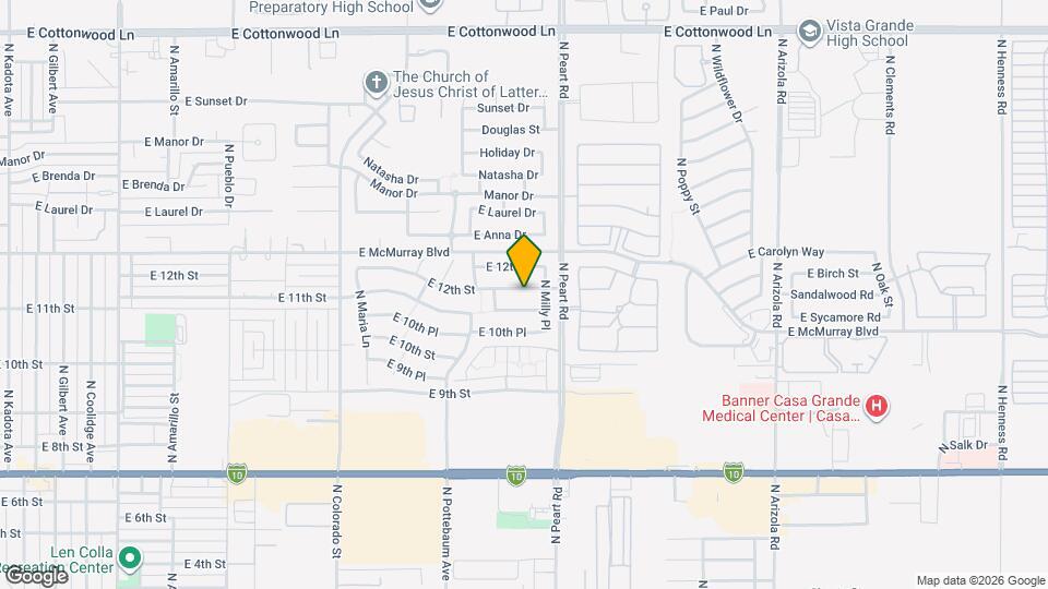 1467 E 12th St Map and Location Details