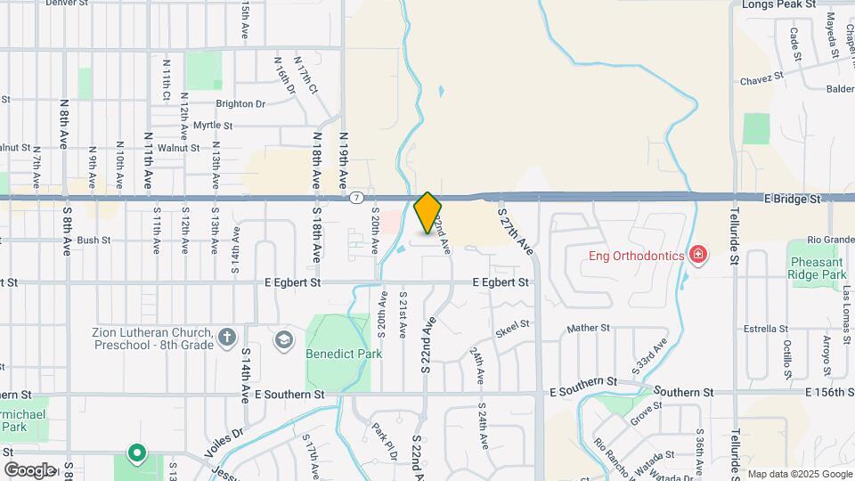 125 S 22nd Ave Map and Location Details