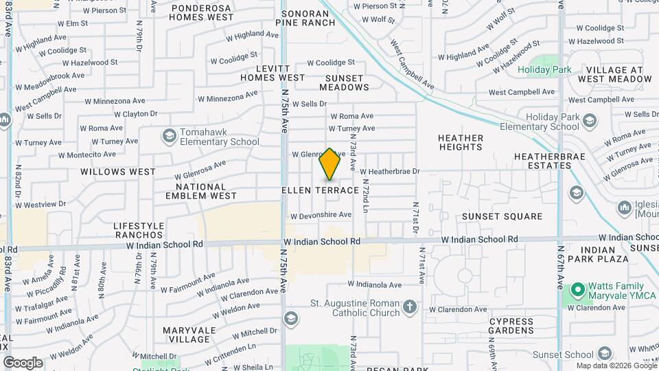 4241 N 73rd Ln Map and Location Details