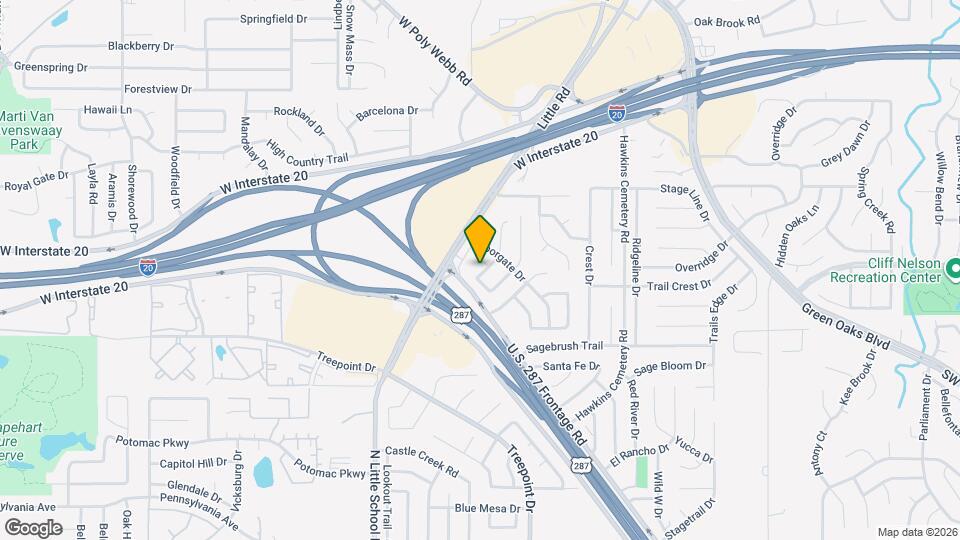 4914 Brazoswood Cir Map and Location Details