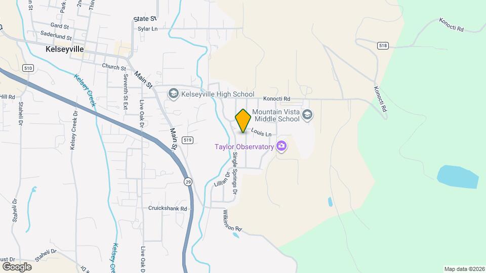 5631 Konocti Terrace Dr Map and Location Details