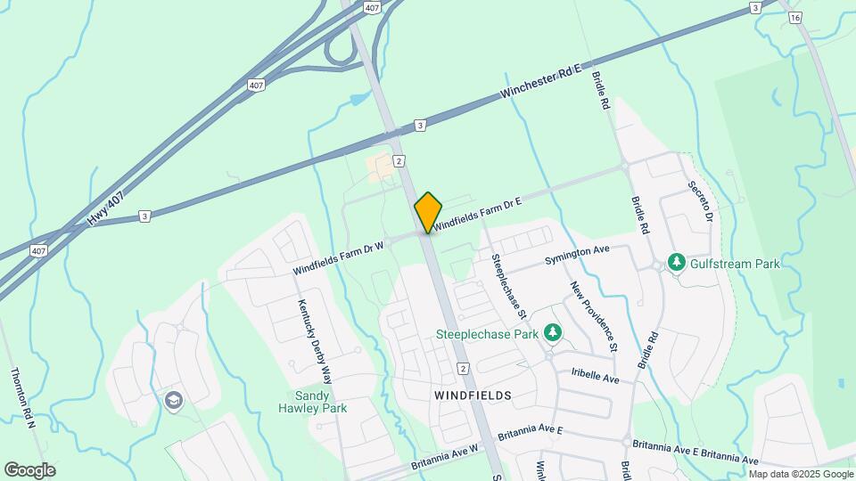 2545 Simcoe St N Map and Location Details