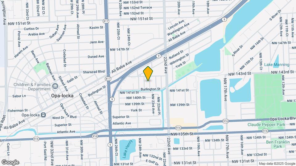 14180 NW 23rd Ct Mapa y Detalles de la Ubicación