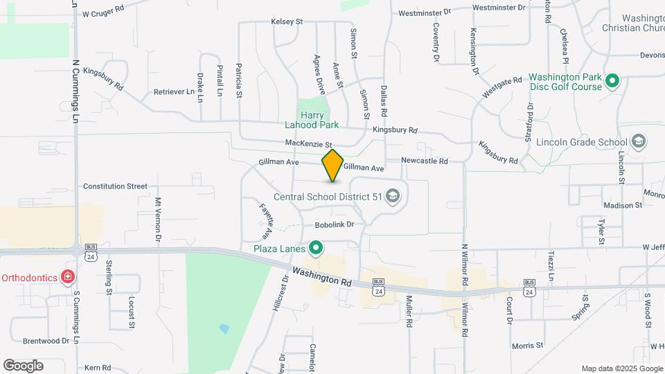 1414 Flossmoor Ave Map and Location Details