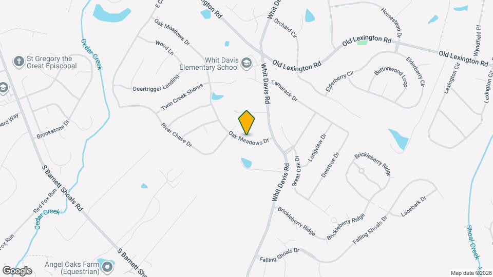 321 Oak Meadows Dr Map and Location Details