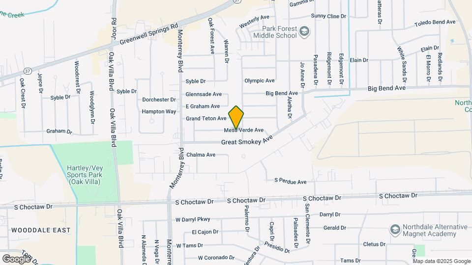 9730 Mesa Verde Ave Mapa y Detalles de la Ubicación