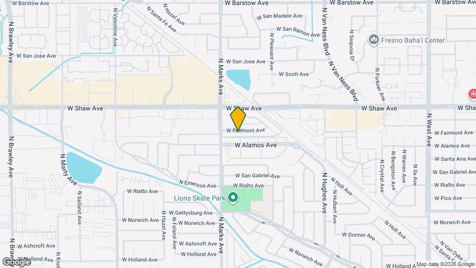2767 W Fairmont Ave Map and Location Details