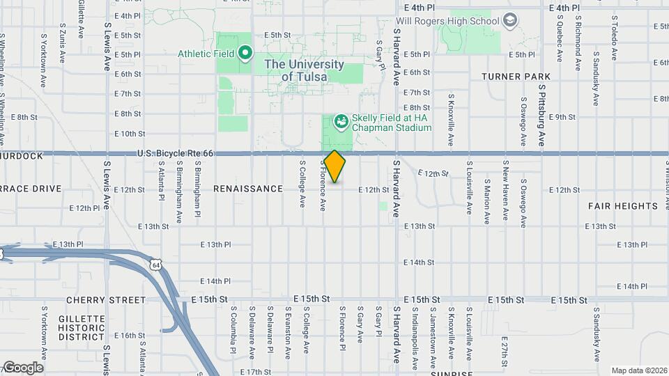 3113 E 12th St Map and Location Details