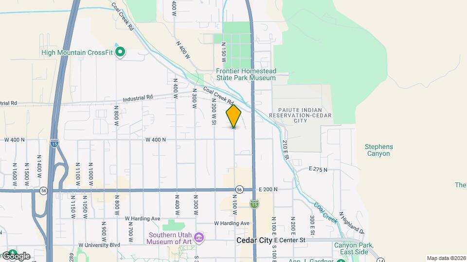 303 N 100 W Map and Location Details