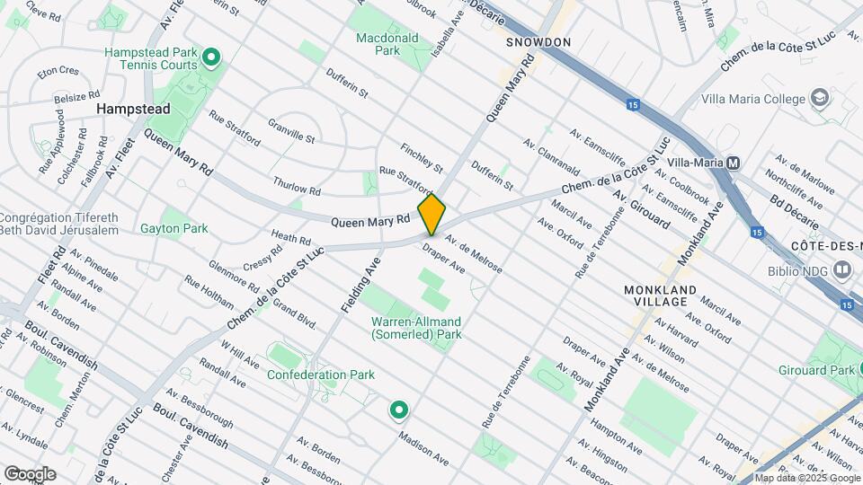 5830 De La Côte-Saint-Luc Ch Map and Location Details