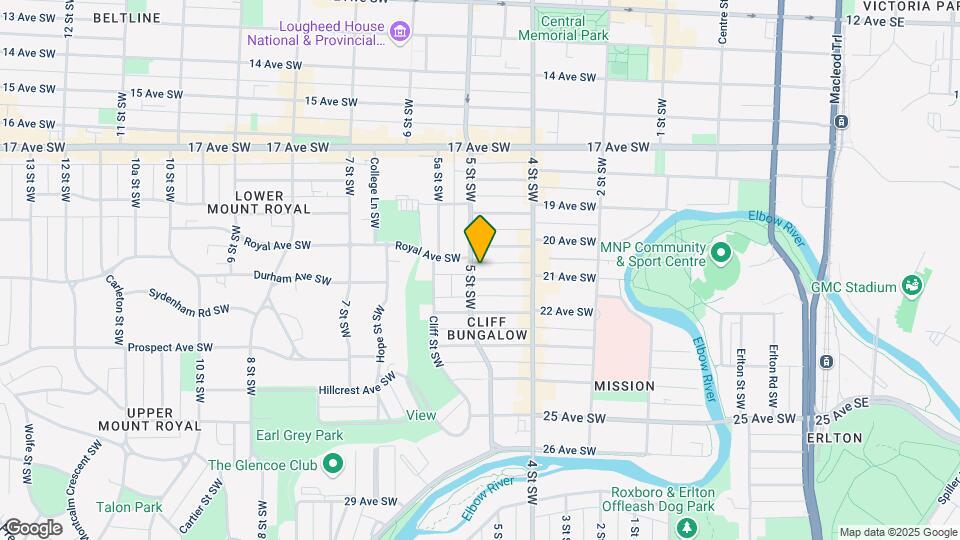 540 21st Ave SW Map and Location Details