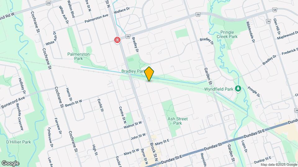 613 Perry St Map and Location Details