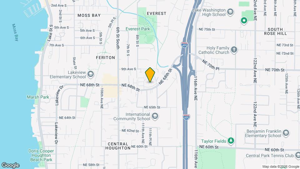 11104 NE 68th St, Unit A104 Mapa y Detalles de la Ubicación