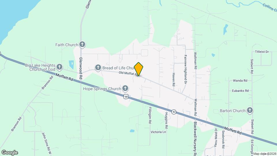 11297 Old Moffat Rd Map and Location Details