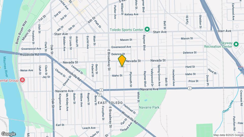 630 Willard St Map and Location Details
