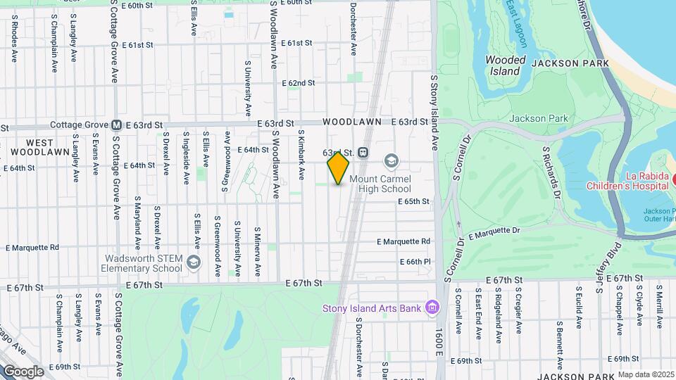 6441 S Kenwood Ave Map and Location Details