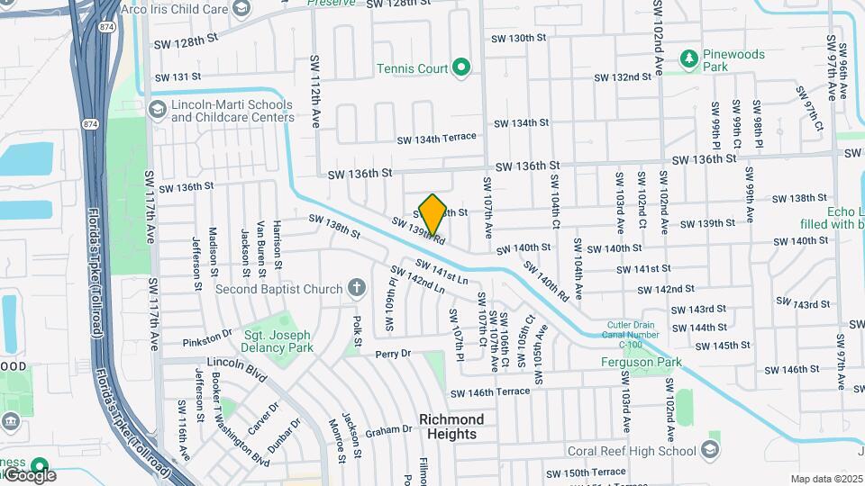 10840 SW 139th Rd Map and Location Details