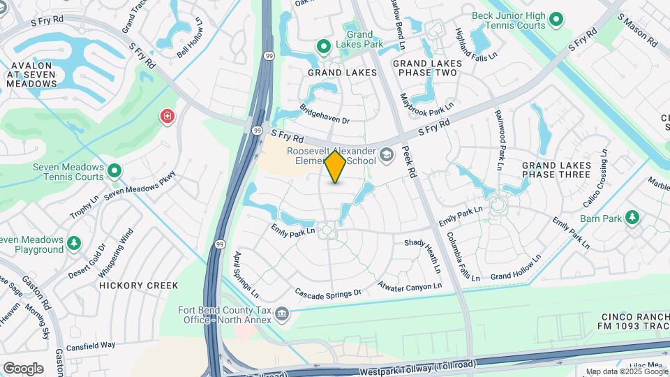 22430 Water Edge Ln Map and Location Details