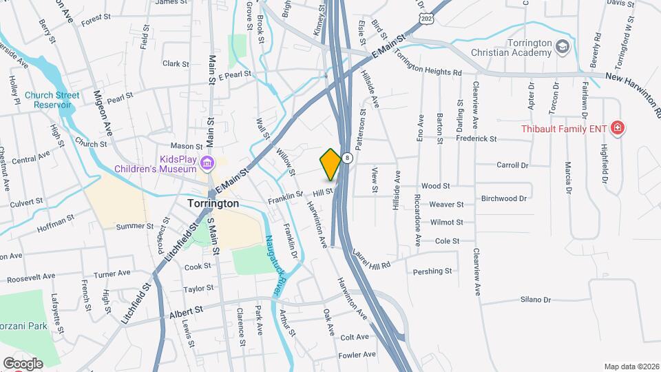 59 Hill St, Unit 2nd floor Map and Location Details