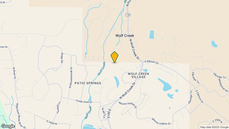 3884 N 4975 E Map and Location Details