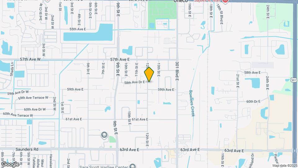 5821 12th St E Map and Location Details