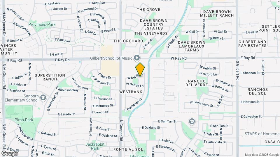 1739 S Abilene Dr Map and Location Details