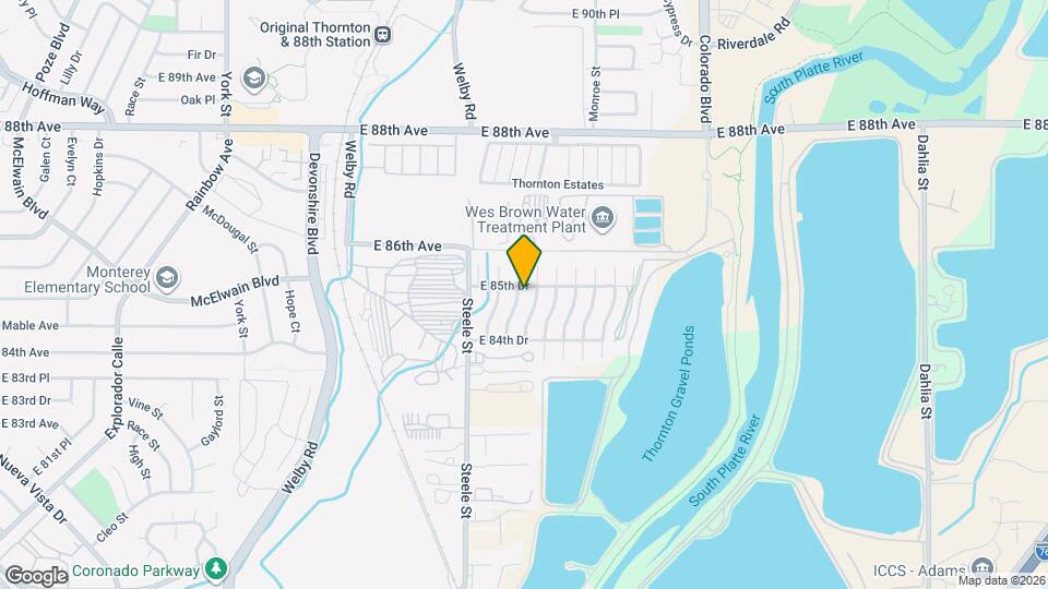 8496 Cook Way Map and Location Details