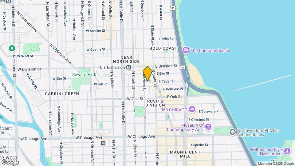 1111 N. Dearborn St. Mapa y Detalles de la Ubicación