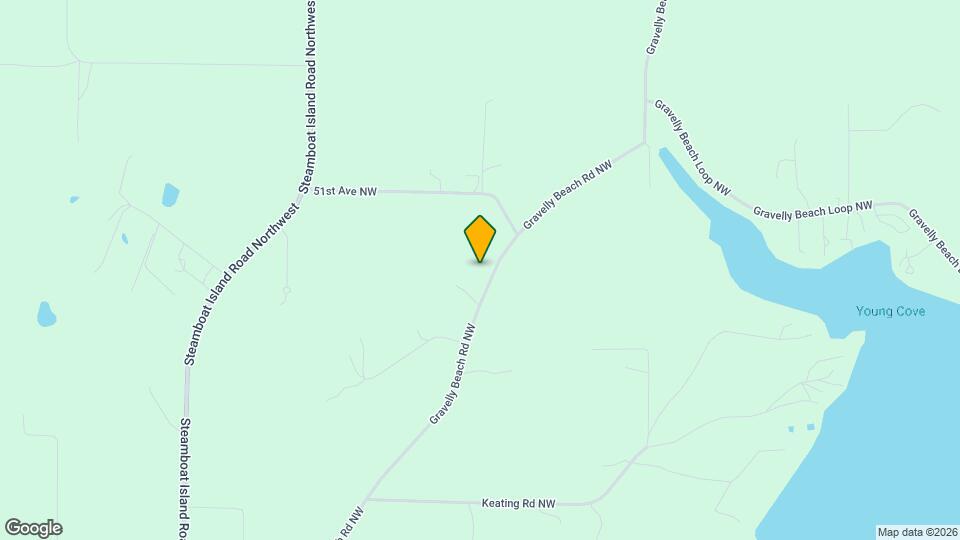 4920 Gravelly Beach Rd NW Map and Location Details