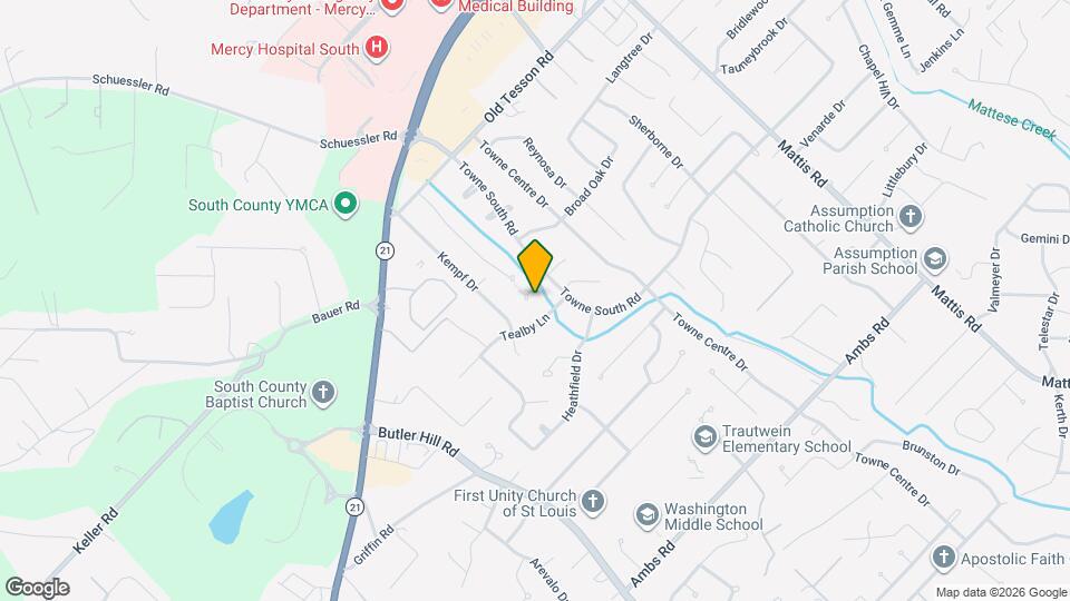 5016 Fernhill Dr Mapa y Detalles de la Ubicación