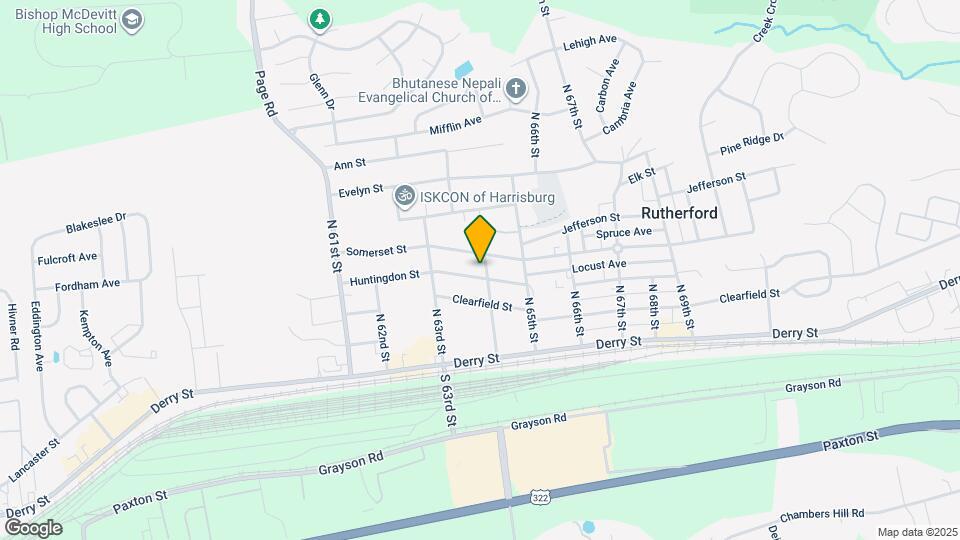 6380 Huntingdon St Map and Location Details