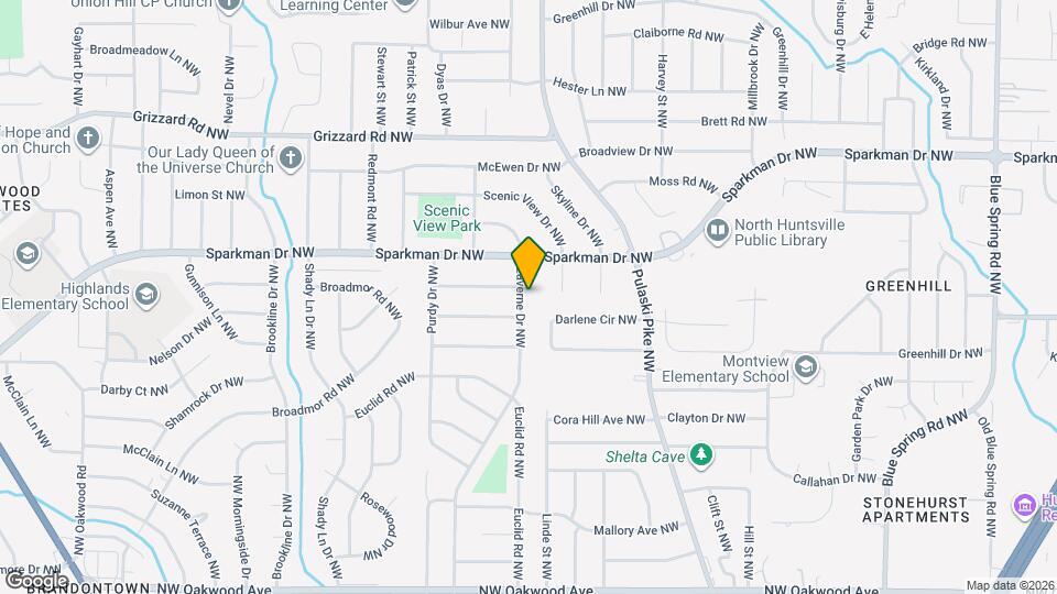 2405 Laverne Dr NW Map and Location Details