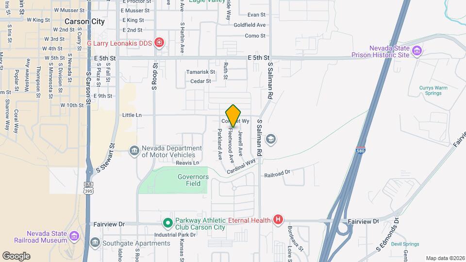 1093 Fleetwood Ave Map and Location Details