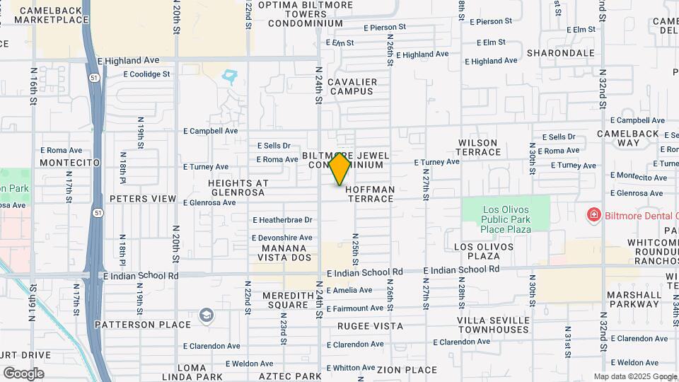 Echelon Apartments Map and Location Details