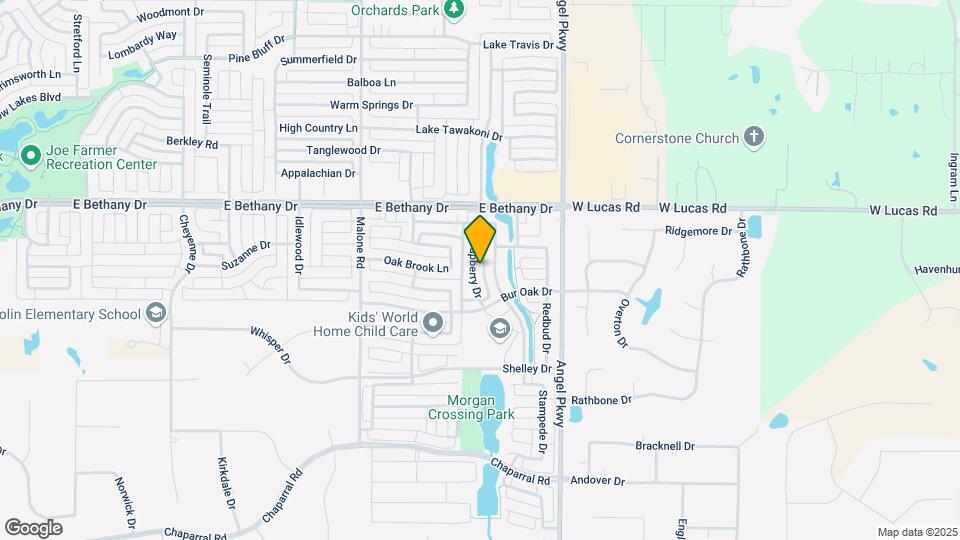 825 Soapberry Dr Map and Location Details
