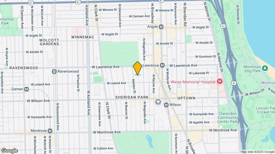4715 N Malden St Map and Location Details