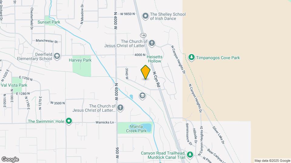 1709 N 3830 W Map and Location Details