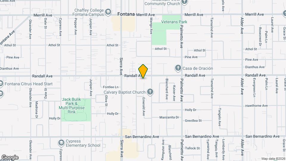 9338 Emerald Ave Map and Location Details