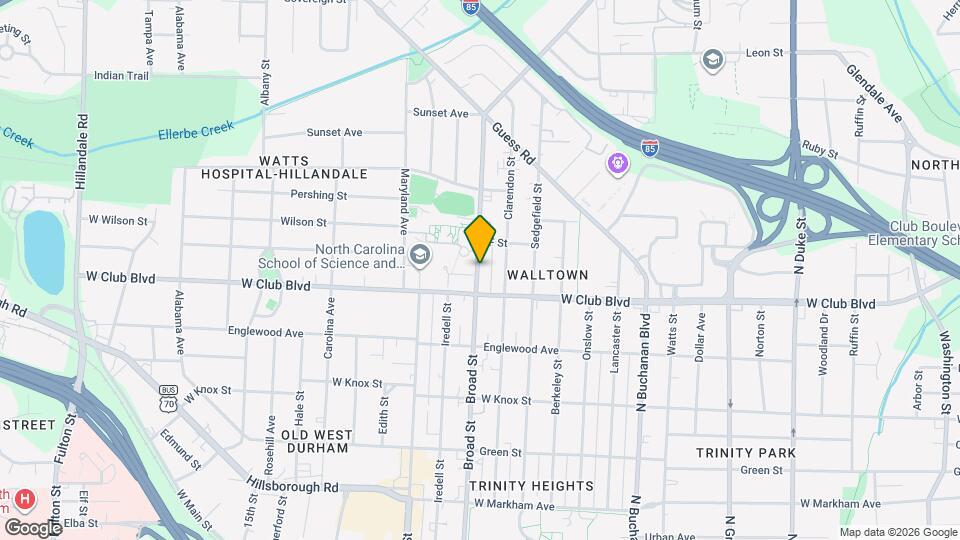 1216 Broad St Mapa y Detalles de la Ubicación