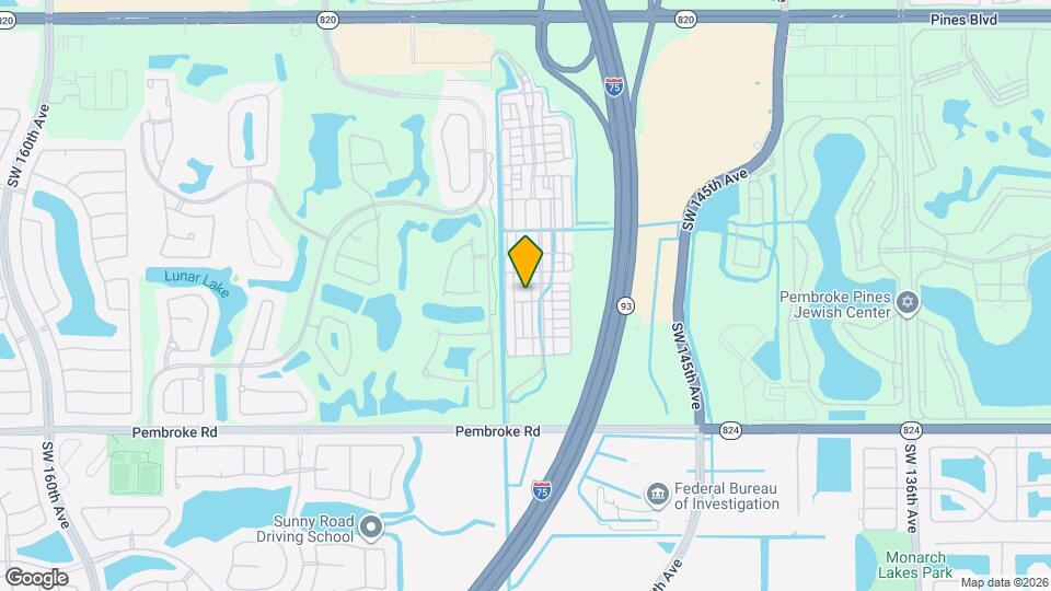 14721 SW 13th St Map and Location Details