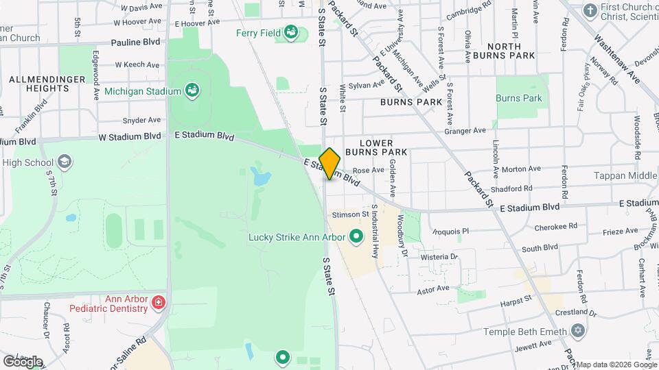 1517 S State St Map and Location Details