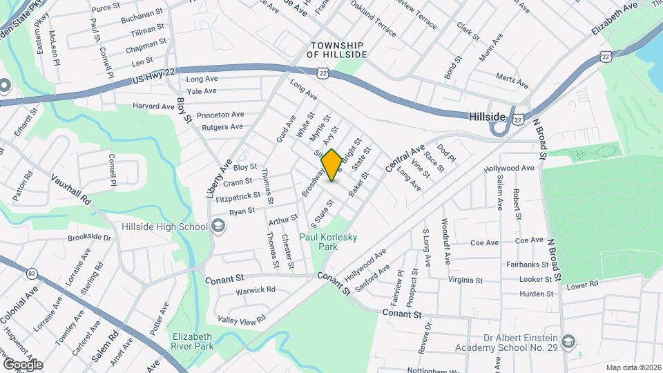 160 Boston Ave Map and Location Details