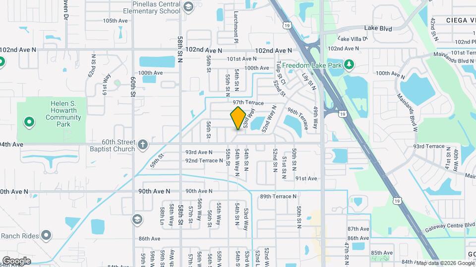 9885 55th Wy N Map and Location Details