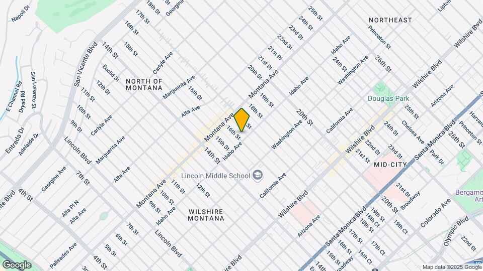 853 16th St Map and Location Details