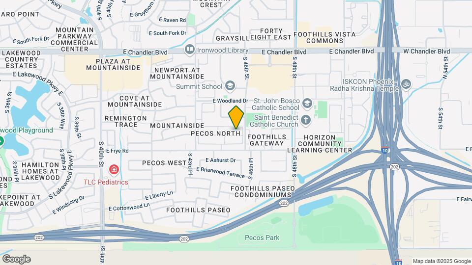 4534 E Tanglewood Dr Map and Location Details