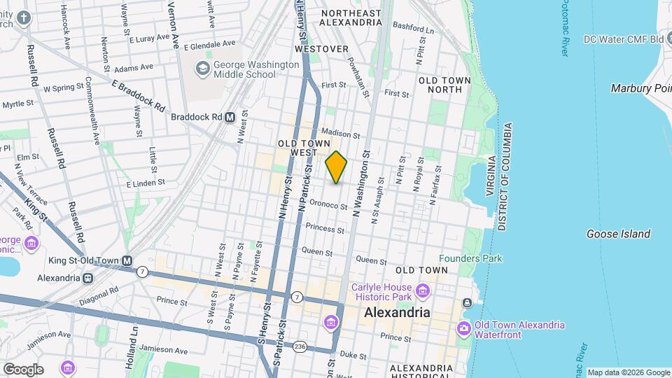 528 N Columbus St Mapa y Detalles de la Ubicación