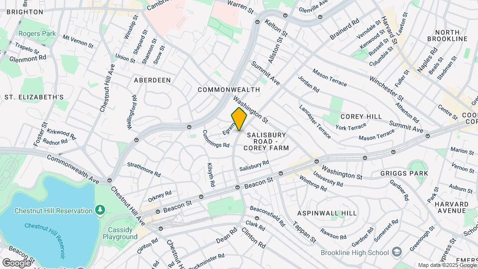 90 Corey Rd, Unit 1 Map and Location Details