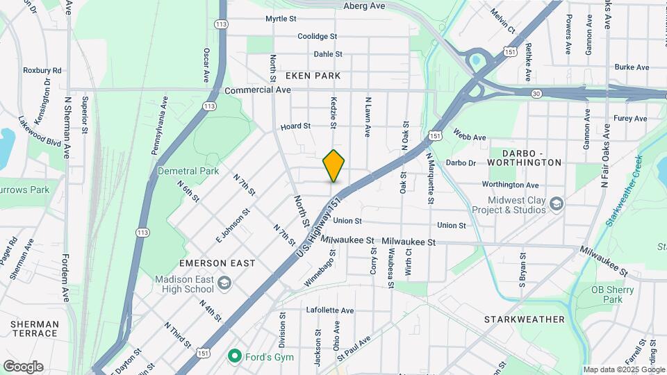 209 Kedzie St, Unit Apartment #2 Map and Location Details