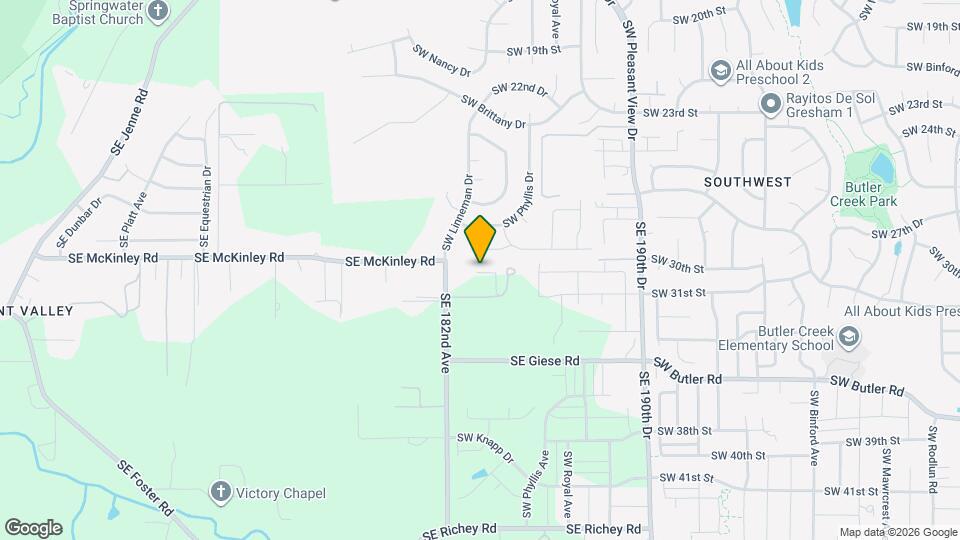 4077 SW McKinley St Mapa y Detalles de la Ubicación