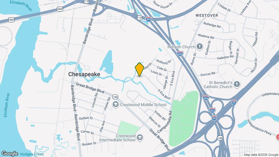 1103 Saul Ct, Unit 207 Map and Location Details